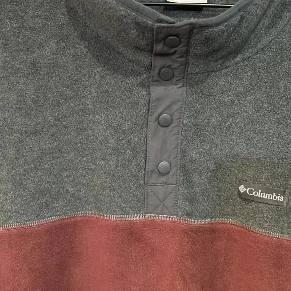 Columbia Steens Mountain Half Snap Fleece Pullover Jacket 3XT - Picture 6 of 12